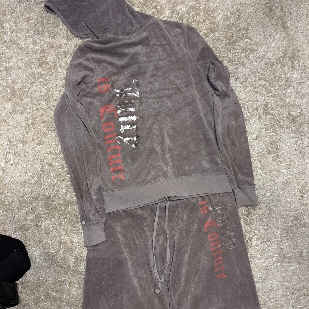 Juicy Couture Tracksuit, Grey.